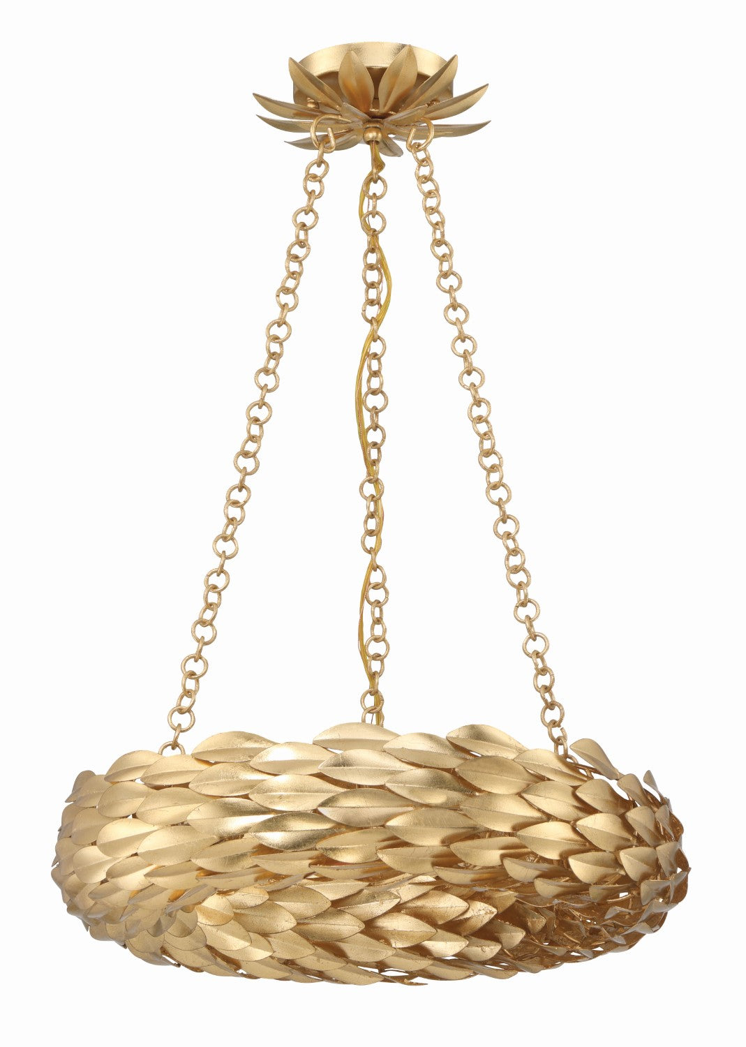 Crystorama 535 Broche 6 Light Chandelier - Parent