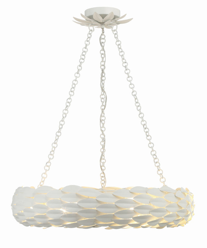 Crystorama 536 Broche 6 Light Pendant