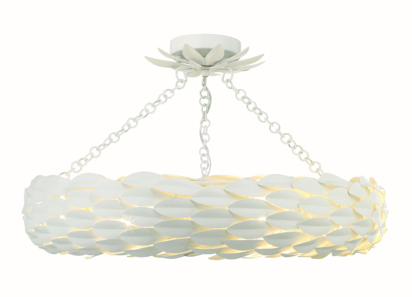 Crystorama 536_CEILING Broche 6 Light Ceiling Mount