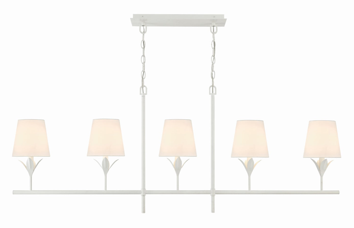 Crystorama 537 Broche 5 Light Chandelier