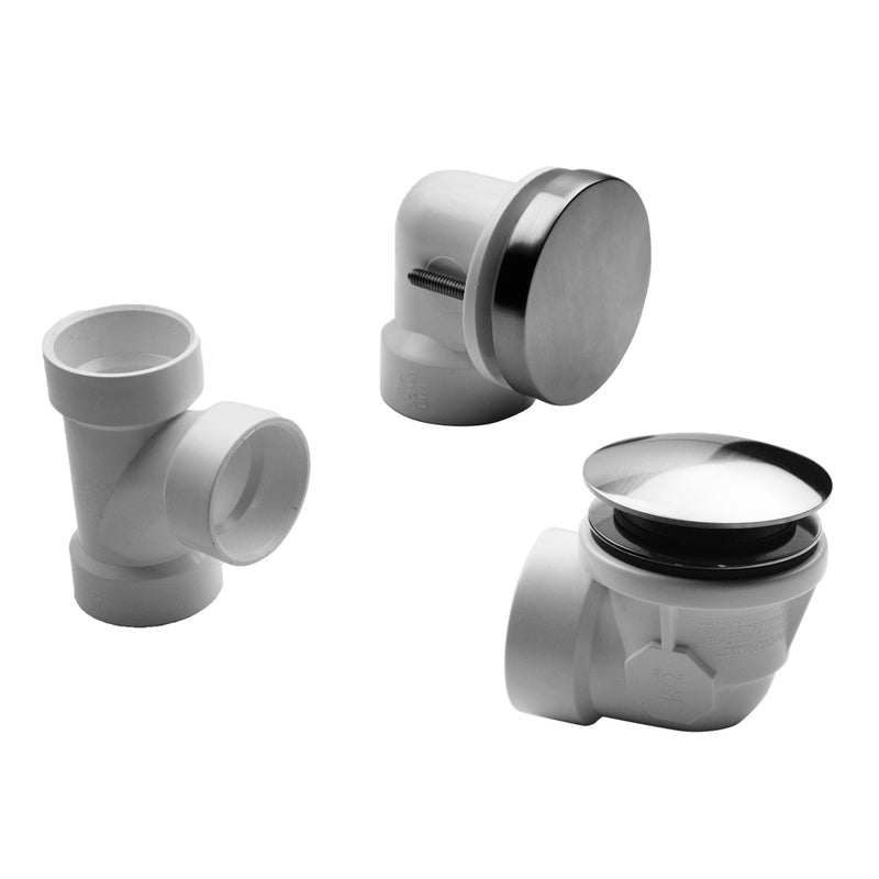 Jaclo 537-PVCHK Toe-Control Drain Strainer With Round  Faceplate Half Kit - Parent