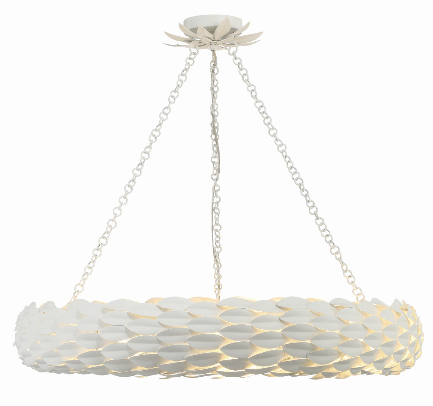 Crystorama 538 Broche 8 Light Pendant