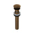 Perrin & Rowe 5447 Rohl Lavatory Push Drain With Overflow - Parent