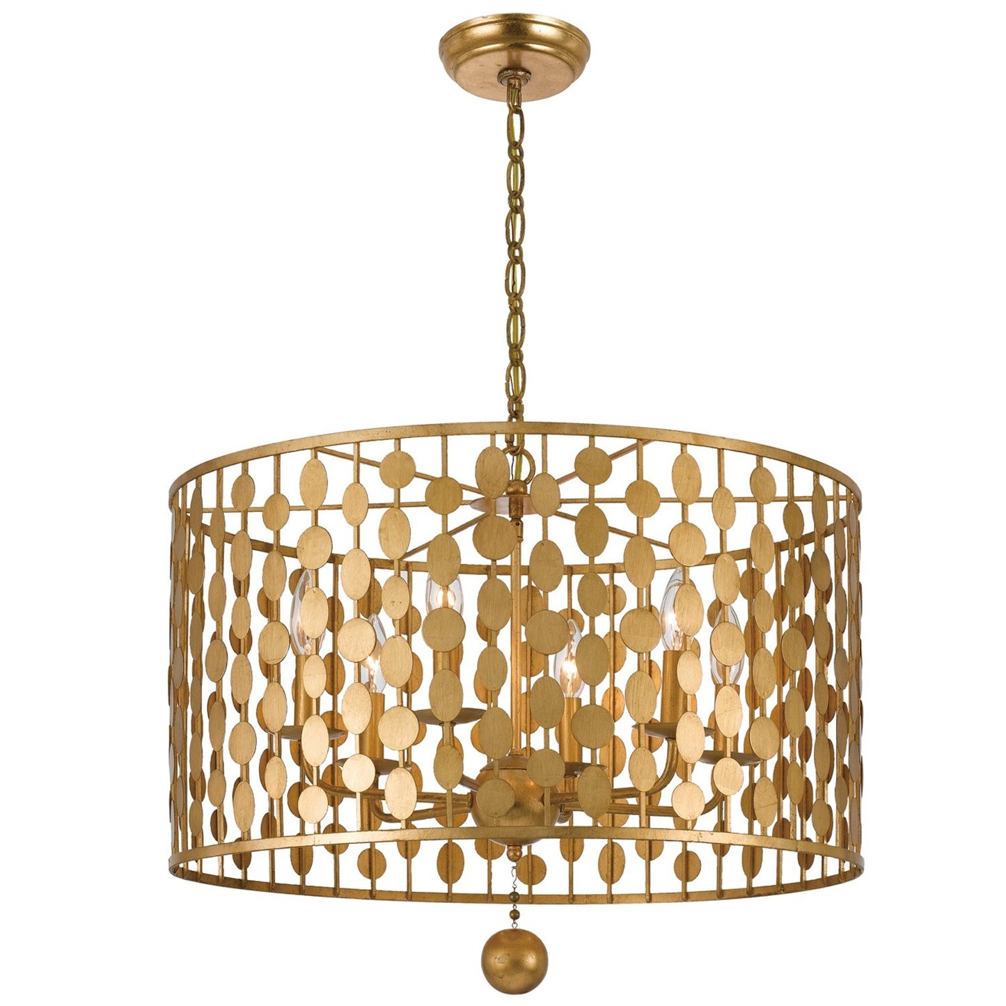 Crystorama 546 Layla 6 Light Chandelier - Parent