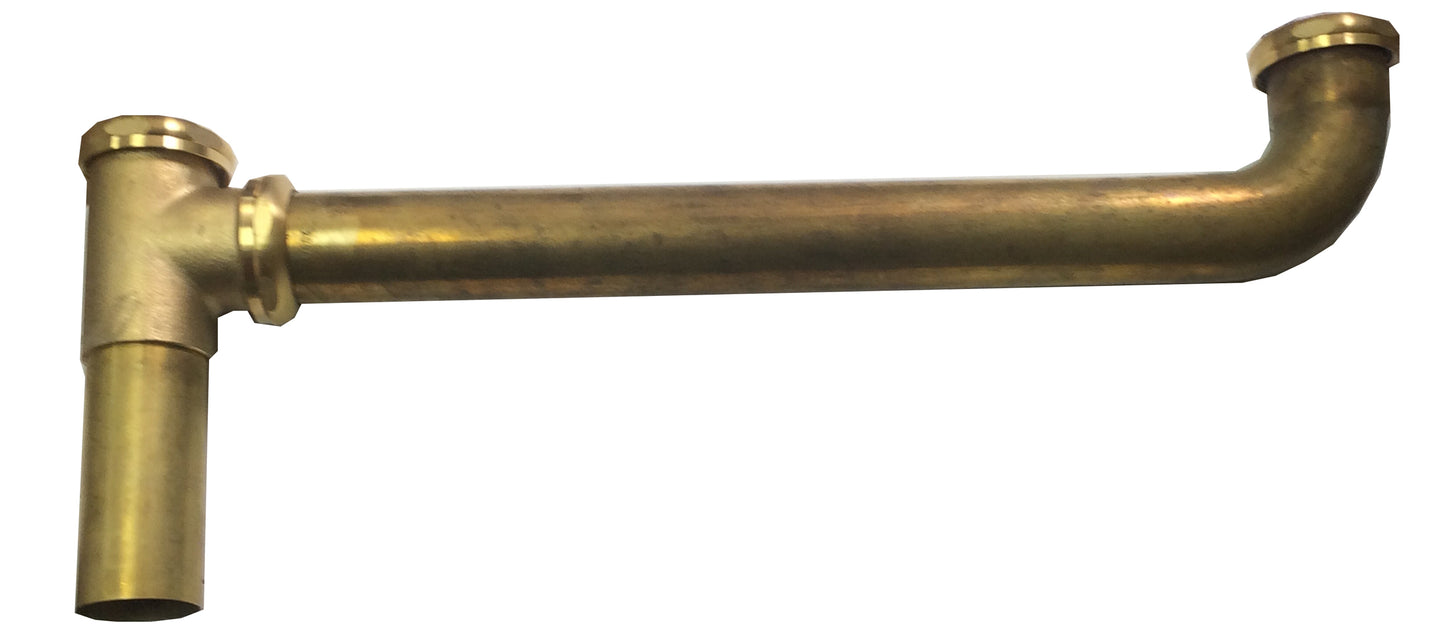 Westbrass D430 1-1/2 in. 2-Part Continuous Waste - LA Code