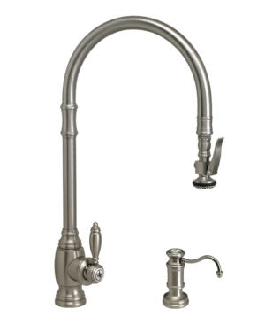 Waterstone 5500-2 Traditional Extended Reach PLP Pull Down Faucet 2pc. Suite