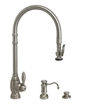 Load image into Gallery viewer, Waterstone 5500-3 Traditional Extended Reach PLP Pull Down Faucet 3pc. Suite