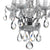 Crystorama 5534-CL-MWP Traditional Crystal 4 Light Hand Cut Crystal Mini Chandelier - Parent