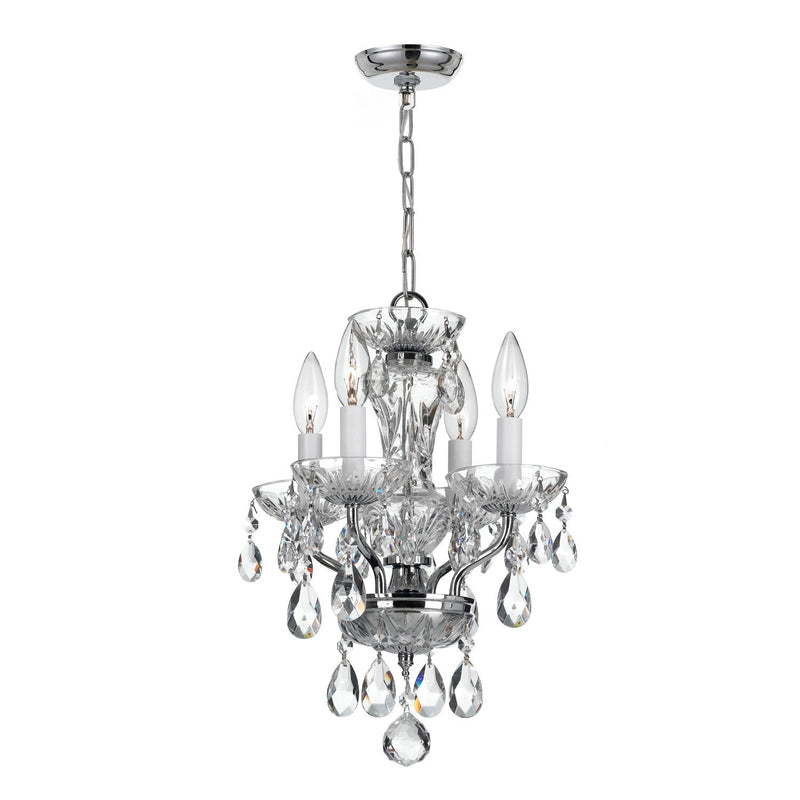 Crystorama 5534-CL-SAQ Traditional Crystal 4 Light Spectra Crystal Mini Chandelier - Parent