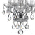 Crystorama 5534-CL-SAQ Traditional Crystal 4 Light Spectra Crystal Mini Chandelier - Parent