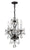 Crystorama 5534-CL-MWP Traditional Crystal 4 Light Hand Cut Crystal Mini Chandelier