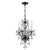 Crystorama 5534-CL-SAQ Traditional Crystal 4 Light Spectra Crystal Mini Chandelier