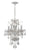 Crystorama 5534-CL-I Traditional Crystal 4 Light Clear Italian Crystal Mini Chandelier