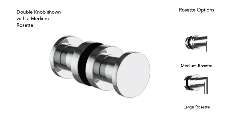 Neelnox FMD-KND-MR Form Moderne Double Knob Medium Rosette - Parent