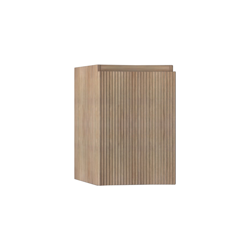 Baden Haus BHOL1410L Olimpia Side Cabinet 1 Door LH Fluted Fronts