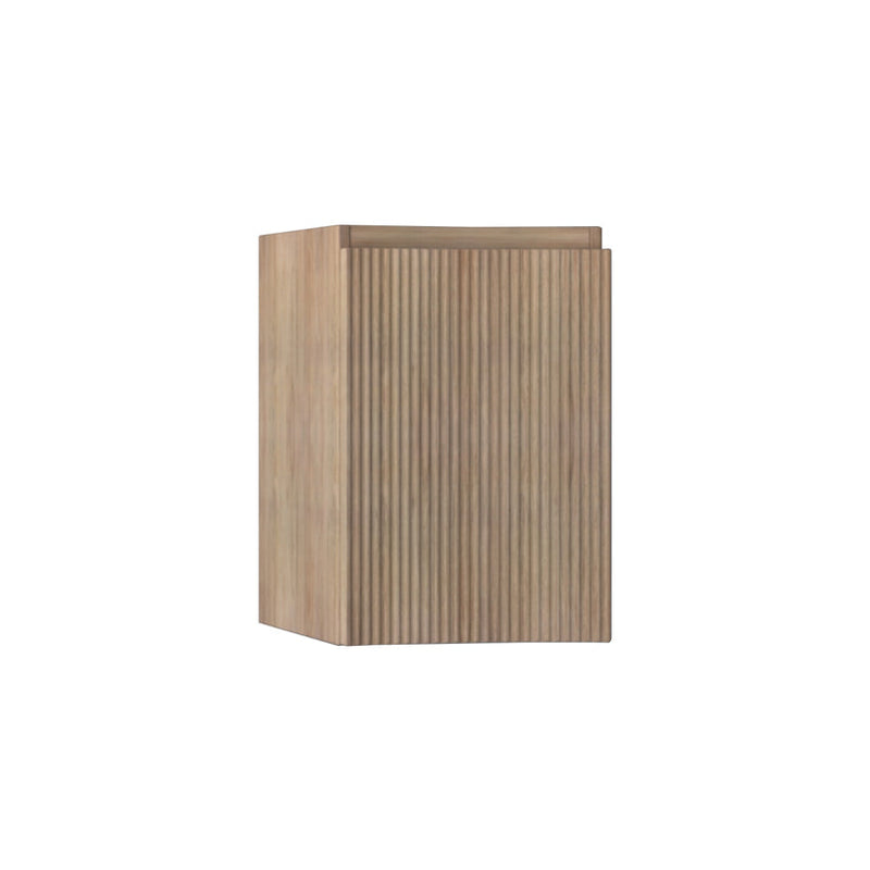 Baden Haus BHOL1410L Olimpia Side Cabinet 1 Door LH Fluted Fronts