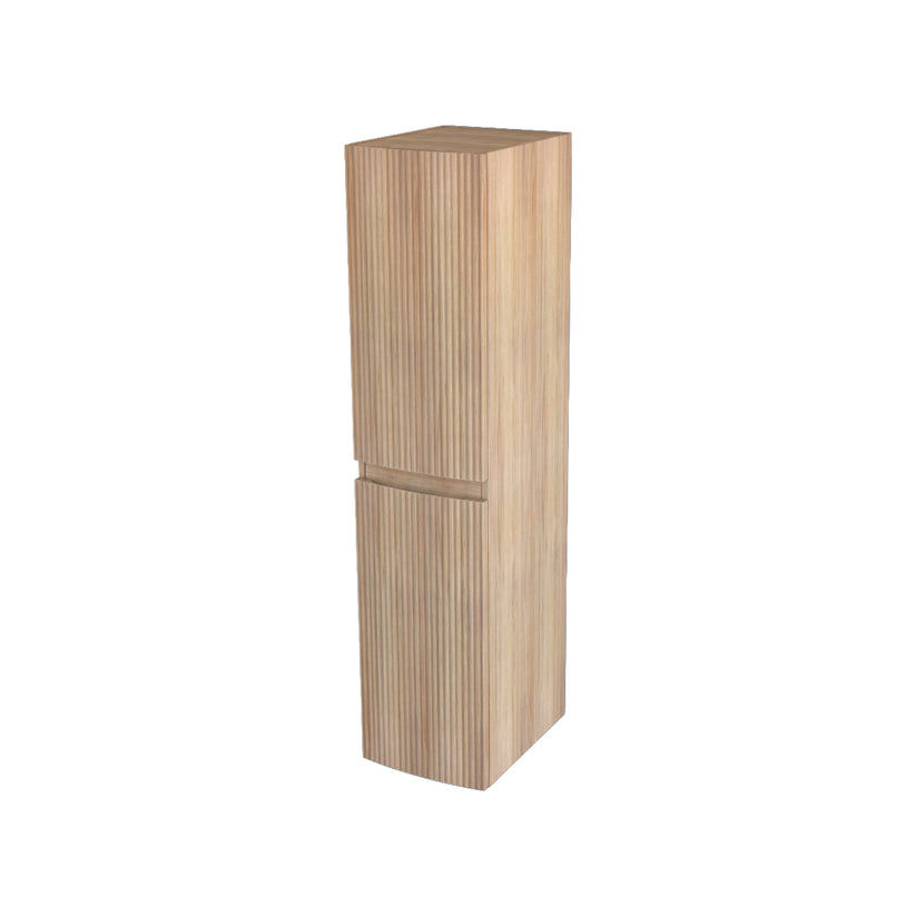 Baden Haus BHOL51002 Olimpia Linen Cabinet 51"X 12" Fluted Fronts