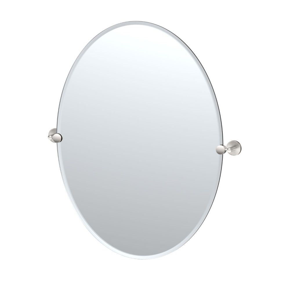 Gatco Sky 32H Frameless Oval Mirror