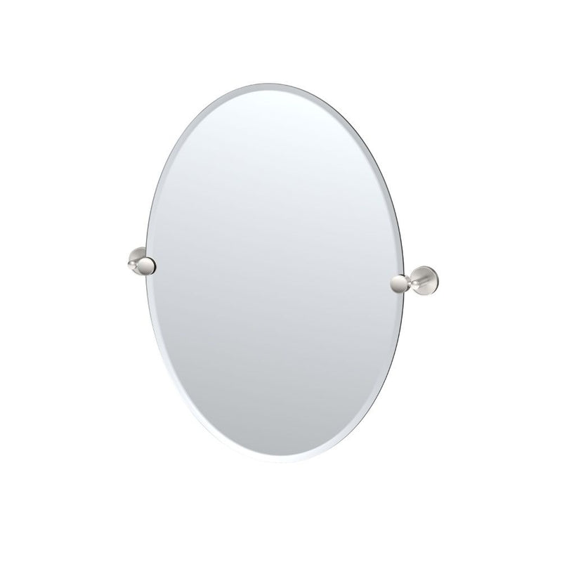Gatco Sky 26.5H Frameless Oval Mirror