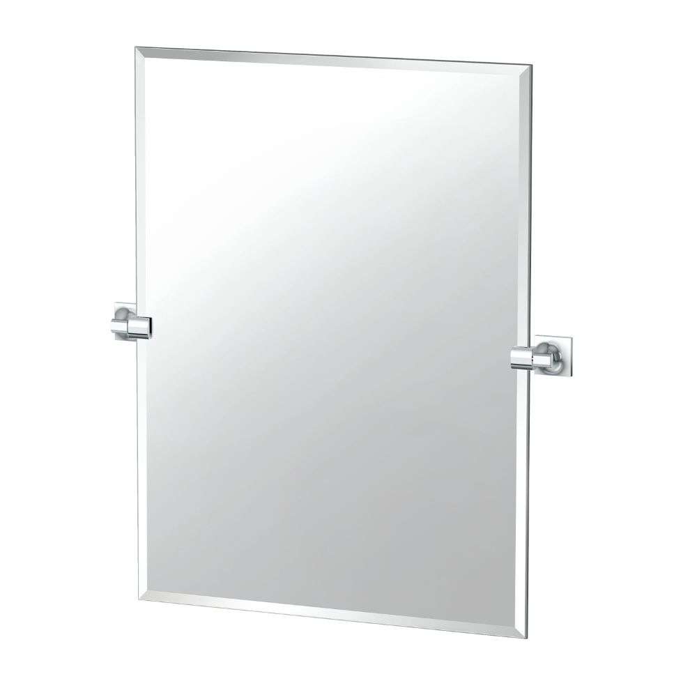 Gatco Waterline 31.5H Frameless Rectangle Mirror