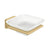 Deltana 55D2012 Frosted Glass Soap Dish, 55D Series