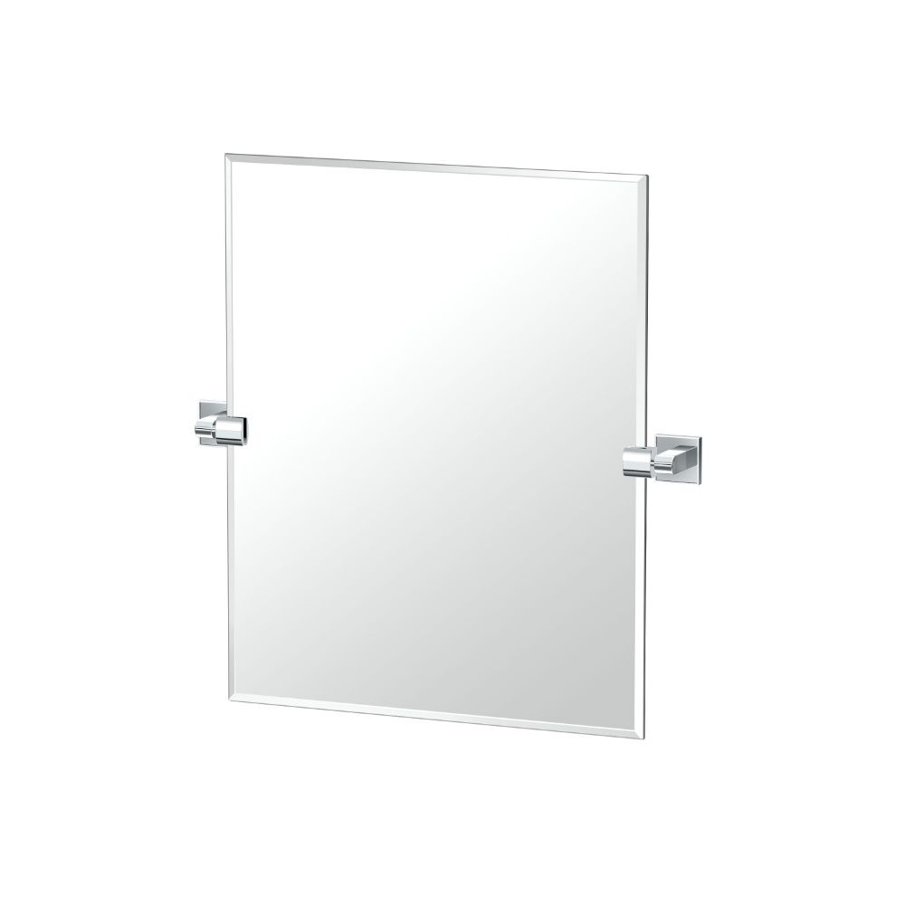 Gatco Mode 24H Frameless Rectangle angular Mirror