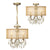 Crystorama 5623 Hampton 3 Light Clear Crystal Drum Shade Mini Chandelier - Parent