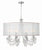 Crystorama 5628 Hampton 8 Light Drum Shade Chandelier