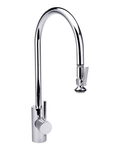 Waterstone 5700 Transitional Extended Reach Pulldown Faucet - Lever Sprayer