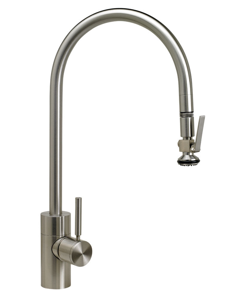 Waterstone 5700 Transitional Extended Reach PLP Pulldown Faucet - Lever Sprayer