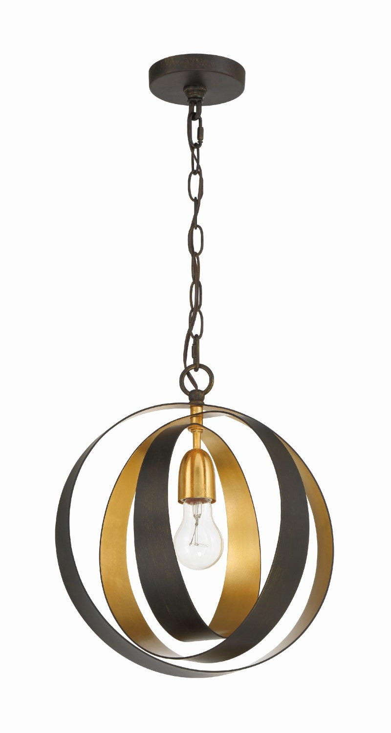 Crystorama 580 Luna 1 Light Sphere Mini Chandelier - Parent