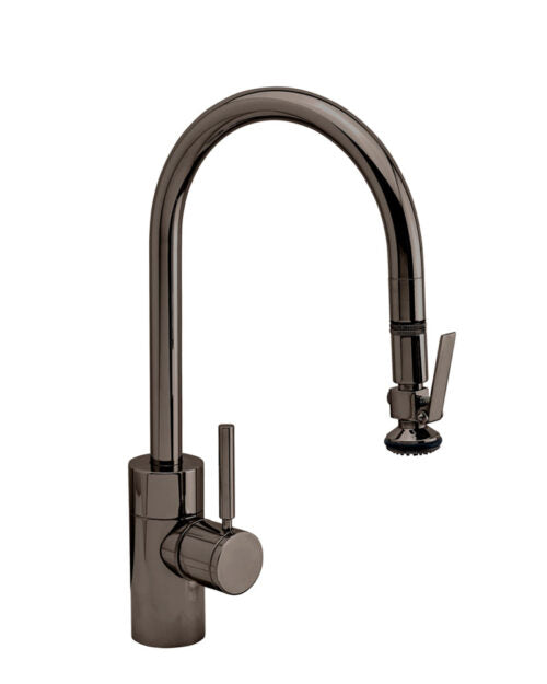Waterstone 5800 Transitional Standard Reach Pulldown Faucet - Level Sprayer