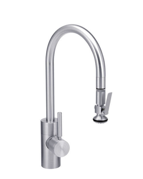 Waterstone 5800 Transitional Standard Reach Pulldown Faucet - Level Sprayer