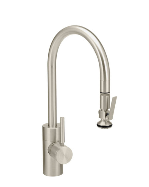 Waterstone 5800 Transitional Standard Reach Pulldown Faucet - Level Sprayer