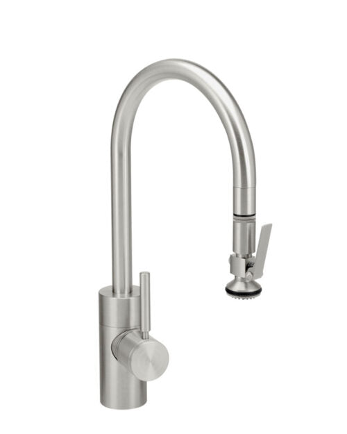 Waterstone 5800 Transitional Standard Reach Pulldown Faucet - Level Sprayer
