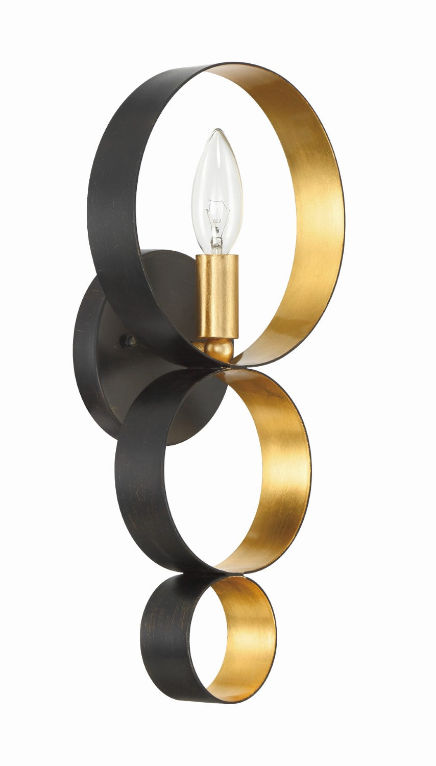 Crystorama 581 Luna 1 Light Sphere Wall Mount - Parent