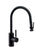 Waterstone 5810-3 Transitional Standard Reach PLP Pulldown Angled Spout Faucet w/Lever Sprayer 3pc Suite
