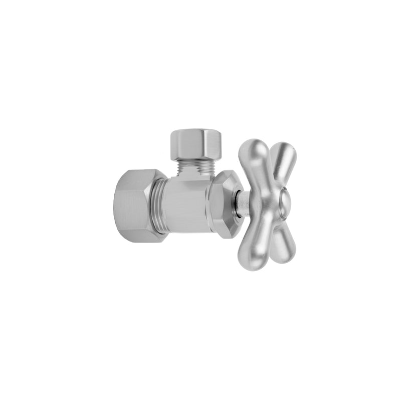 Jaclo 5812X Multi Turn Angle Pattern 5/8" O.D. Compression (Fits 1/2" Copper) X 3/8" O.D. Supply Valve With Cross Handle - Parent