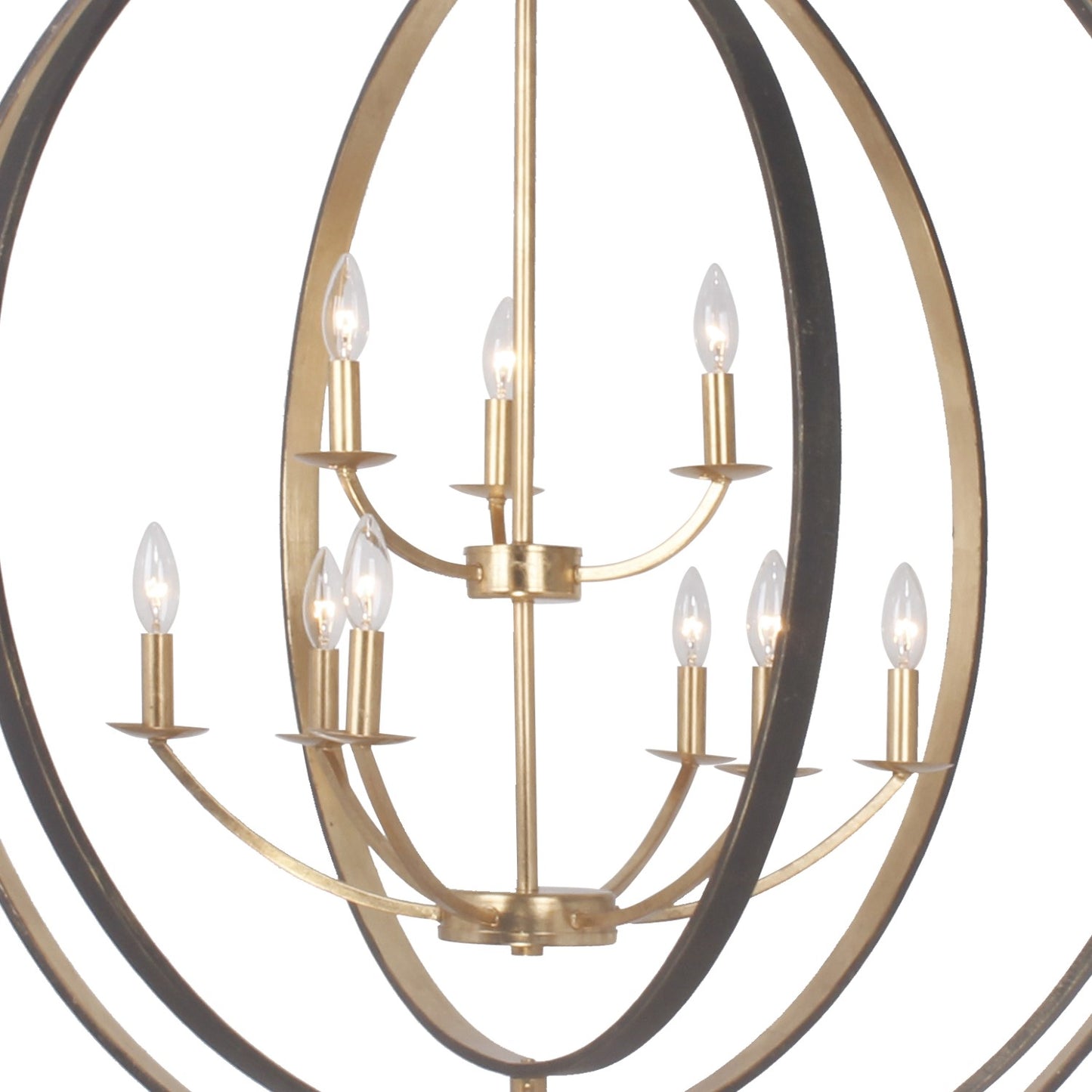 Crystorama 587 Luna 9 Light Chandelier - Parent