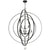 Crystorama 587 Luna 9 Light Chandelier