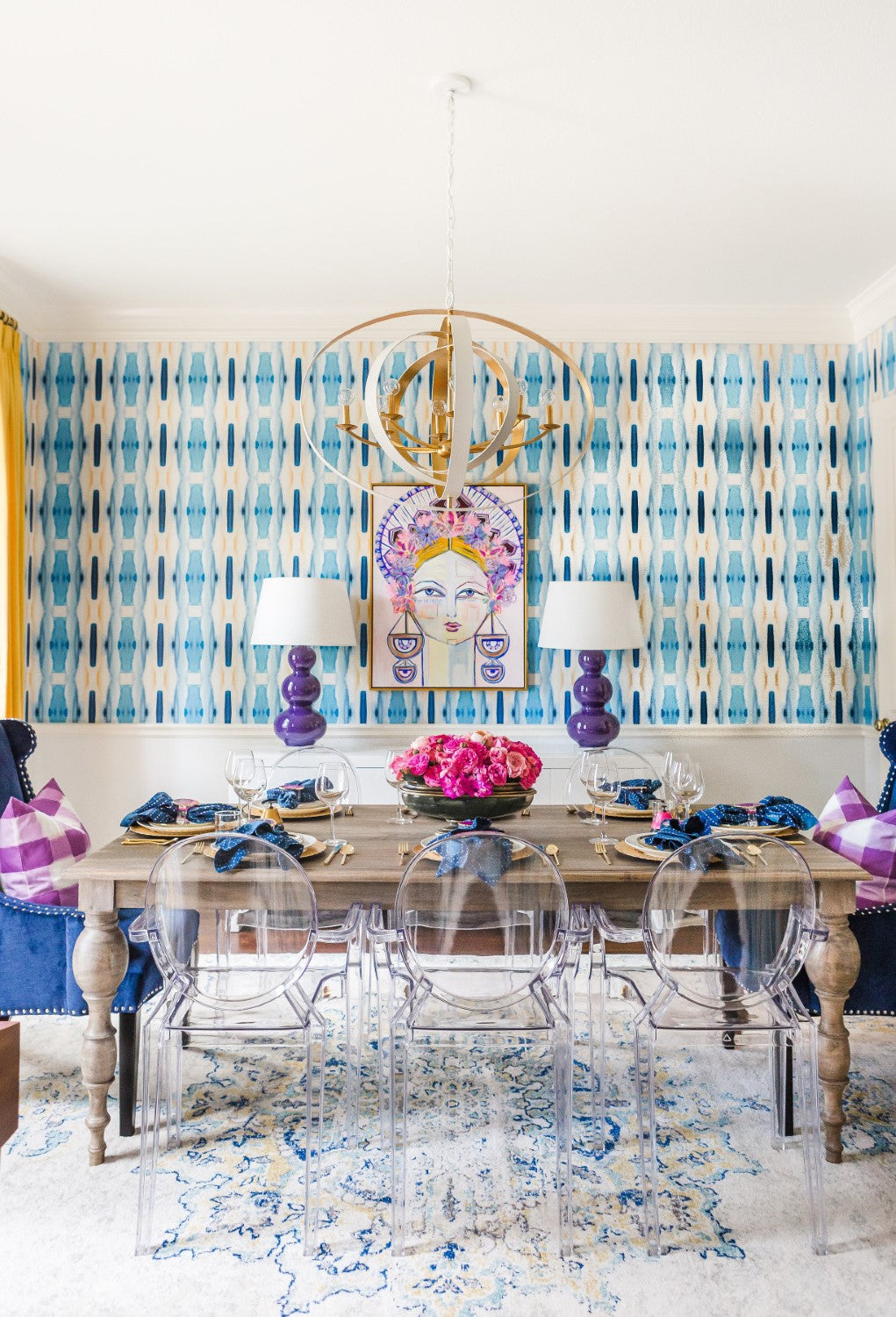 Crystorama 588 Luna 8 Light Chandelier