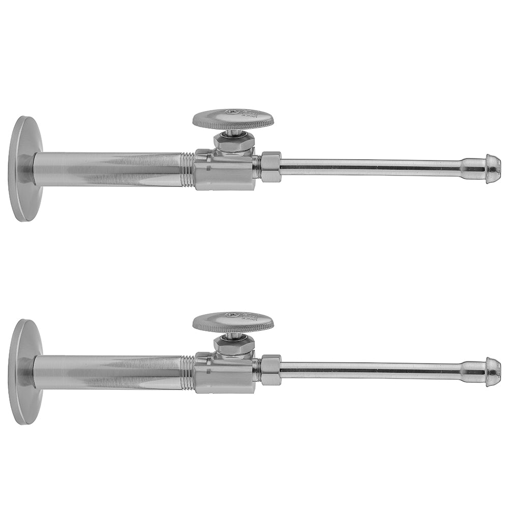 Jaclo 590-62 Multi Turn Straight Pattern 3/8" Ips X 3/8" O.D. Faucet Supply Kit With Oval Handle, 20" Supply Tubes - Parent