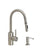 Waterstone 5910-2 Contemporary Prep Size PLP Pulldown Angled Spout Faucet w/Toggle Sprayer 2pc Suite
