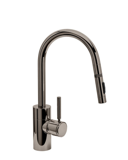 Waterstone 5910 Contemporary Prep Size Pulldown Angled Spout Faucet w/Toggle Sprayer