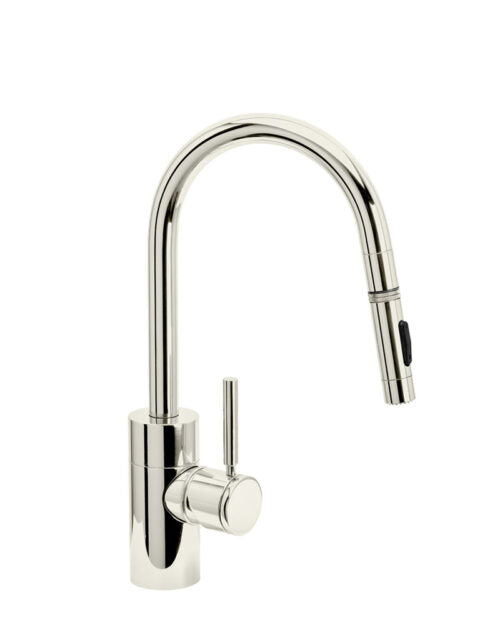 Waterstone 5910 Contemporary Prep Size Pulldown Angled Spout Faucet w/Toggle Sprayer