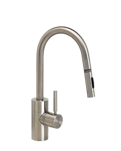 Waterstone 5910 Contemporary Prep Size Pulldown Angled Spout Faucet w/Toggle Sprayer