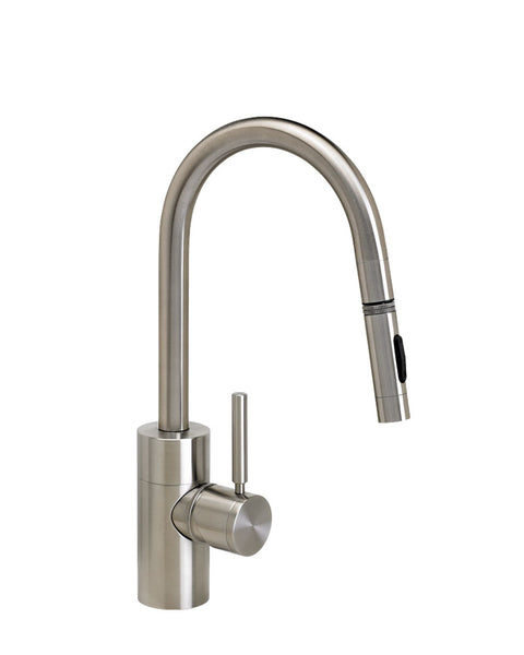 Waterstone 5910 Contemporary Prep Size PLP Pulldown Angled Spout Faucet w/Toggle Sprayer