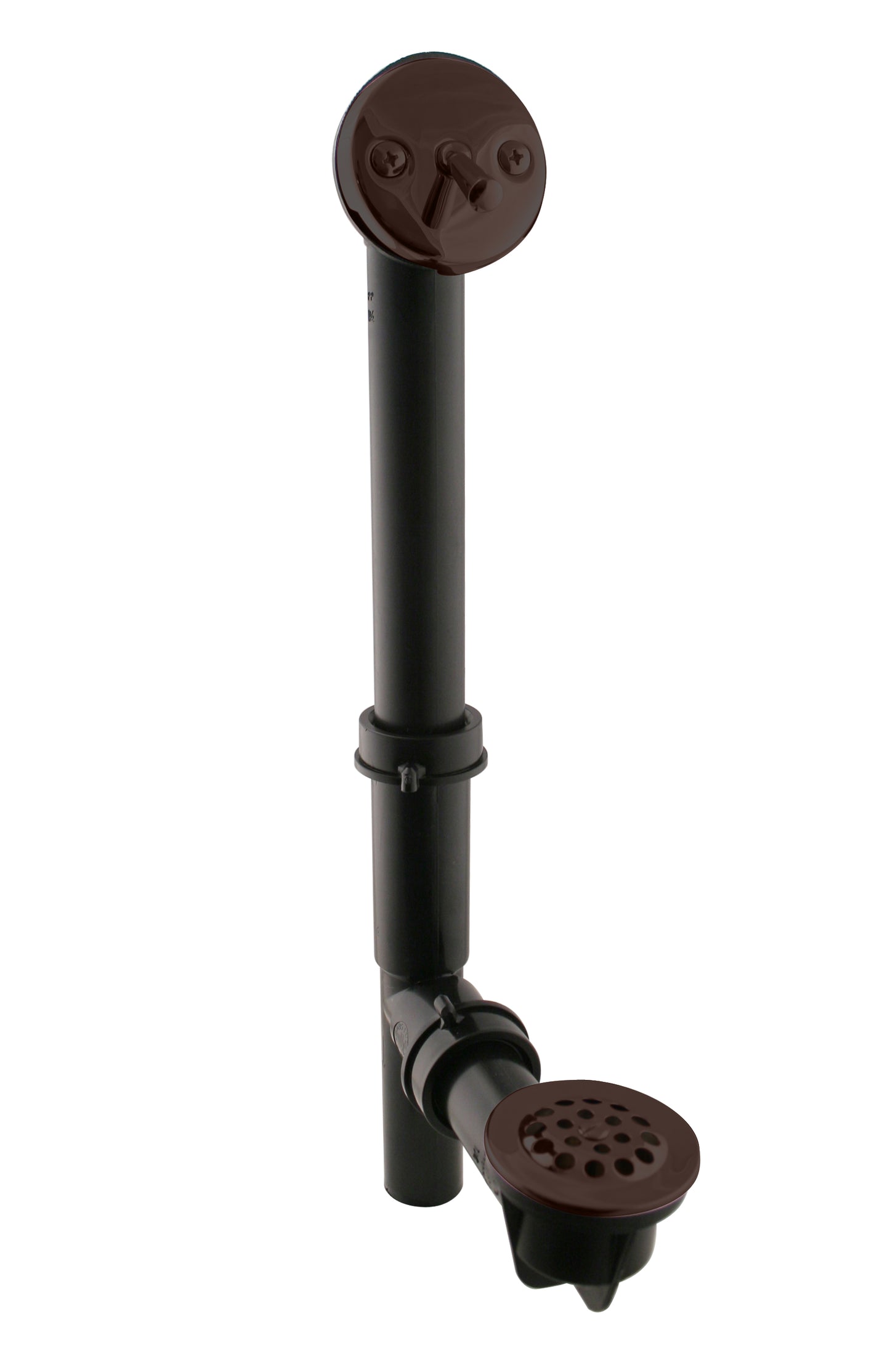 Westbrass 592144 Black 1-1/2 in. Tubular Trip Lever Bath Waste