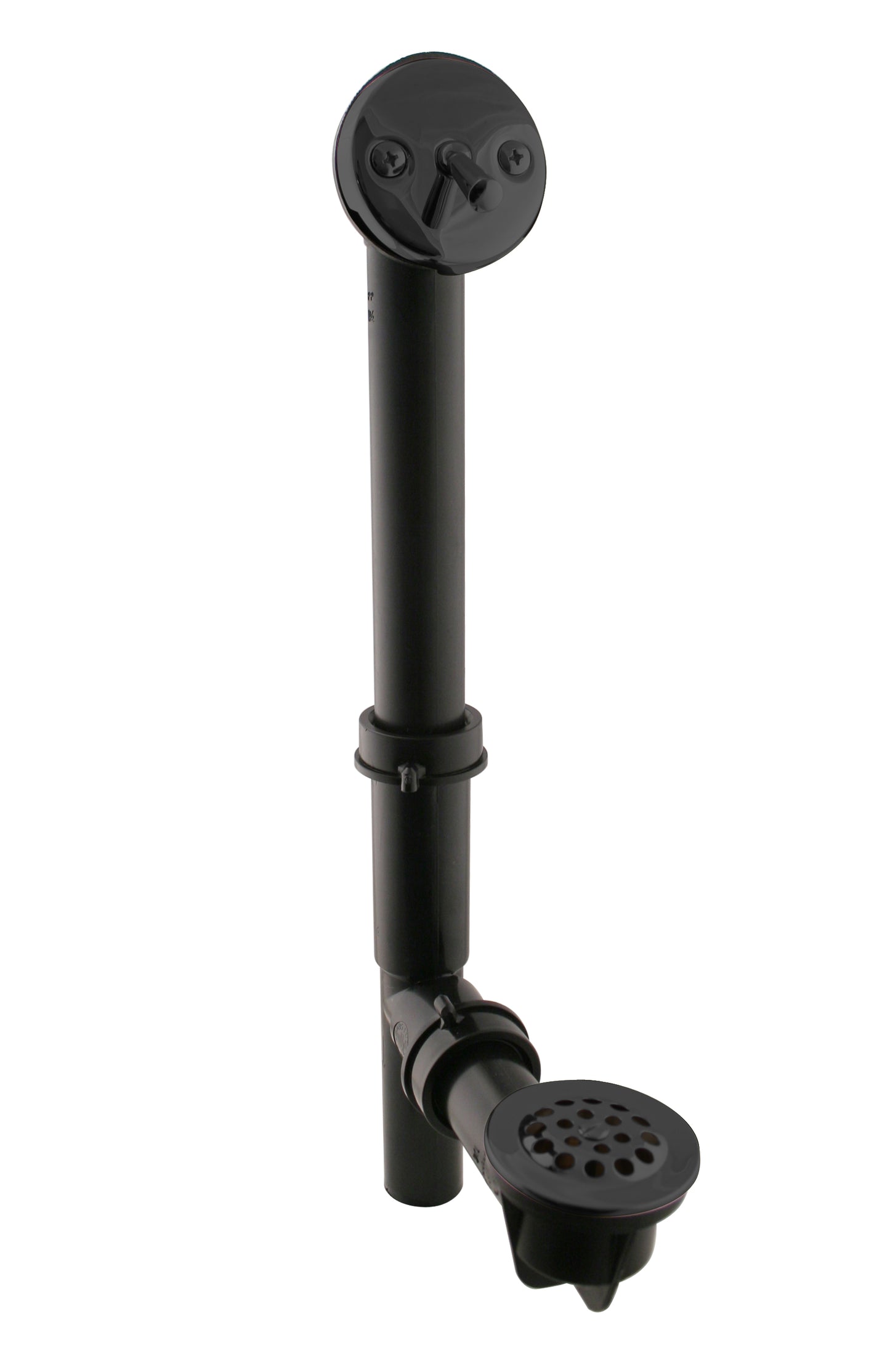 Westbrass 592144 Black 1-1/2 in. Tubular Trip Lever Bath Waste