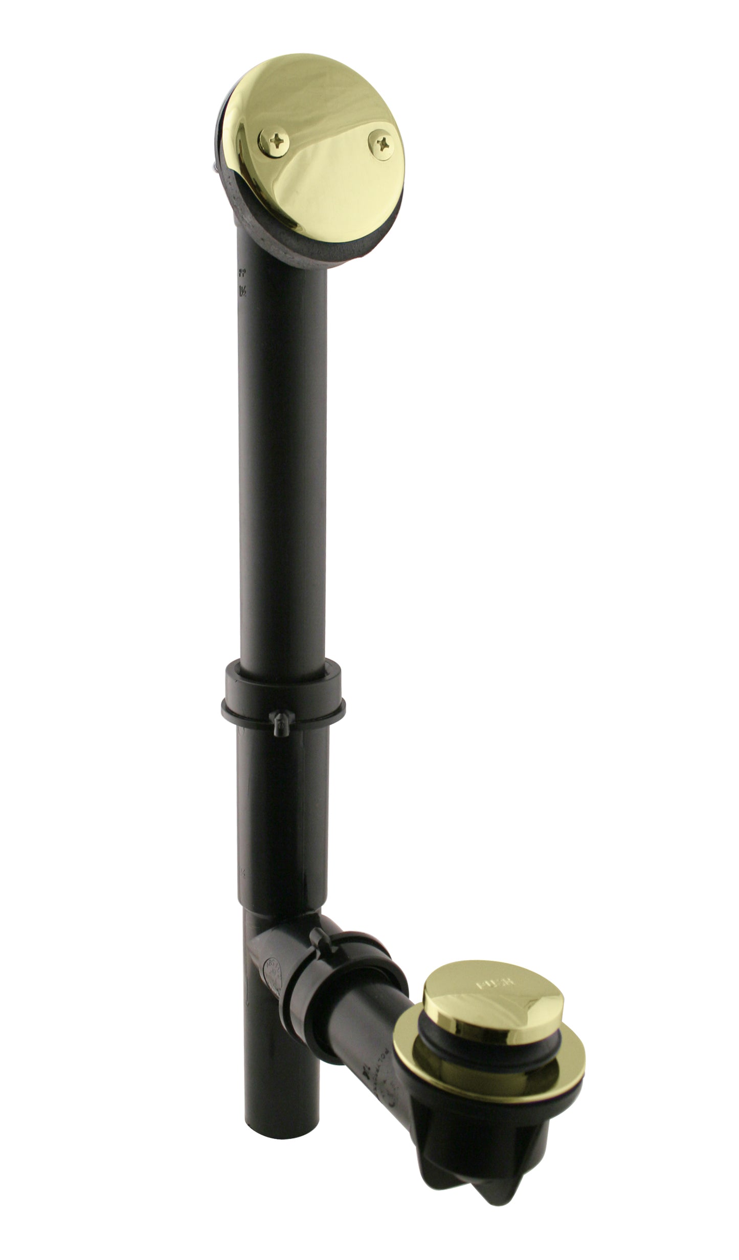 Westbrass 593144 Black 1-1/2 in. Tubular Tip Toe Bath Waste - Parent